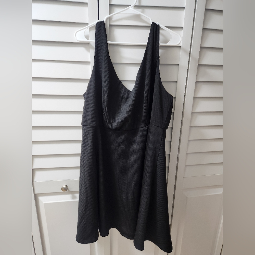 Torrid Textured Black Dress